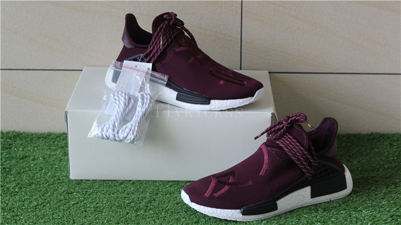 Real Boost Parrell Williams Adidas NMD Family & Friend Wine Red